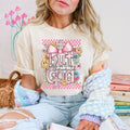 But God Pink Checkered DTF Transfers THIS IS NOT SHIRT T-Shirts