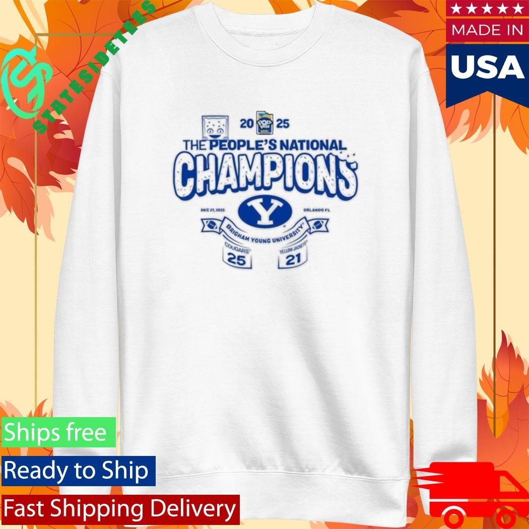 Byu Cougars 2025 Pop Tarts Bowl The Peoples National Champions Shirt Unisex , , , Long Sleeve Tee