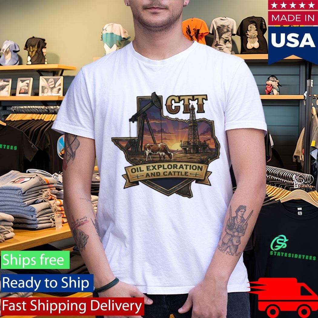 CTT Oil Exploration And Cattle Shirt Unisex , , , Long Sleeve Tee