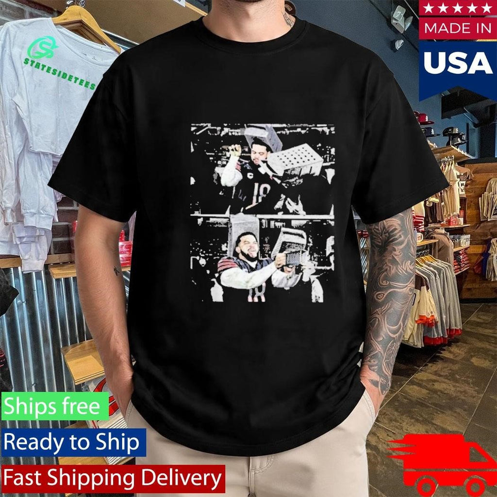 Caleb Williams Shredding Cheese Funny Shirt Unisex , , , Long Sleeve Tee