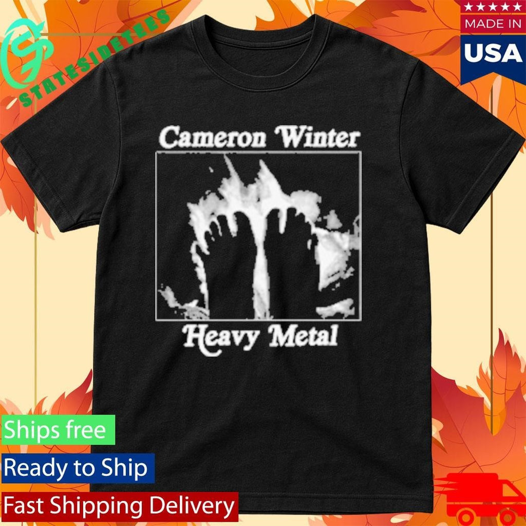 Cameron Winter Heavy Metal Flame Shirt Unisex , , , Long Sleeve Tee