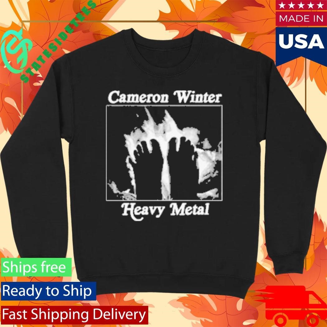 Cameron Winter Heavy Metal Flame Shirt Unisex , , , Long Sleeve Tee