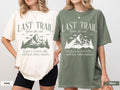 Camping Bachelorette Party Shirts Lake Hiking Bachelorette Last Trail Before Veil Mountain Bachelorette Partycamp Bach Shirt T-Shirts