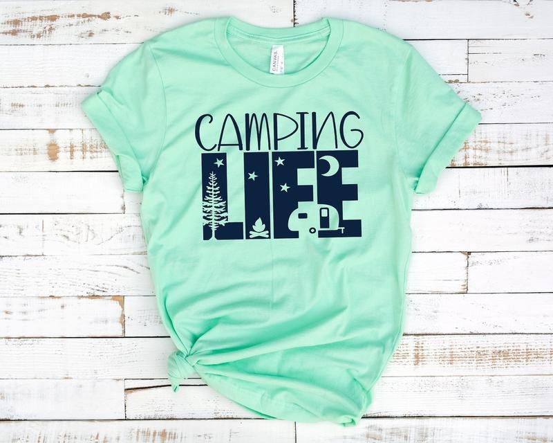 Camping Life Shirts Camping Shirt Camper Camper Shirt Happy Camper Shirt Camper Camper Camping Group Custom Shirts T-Shirts