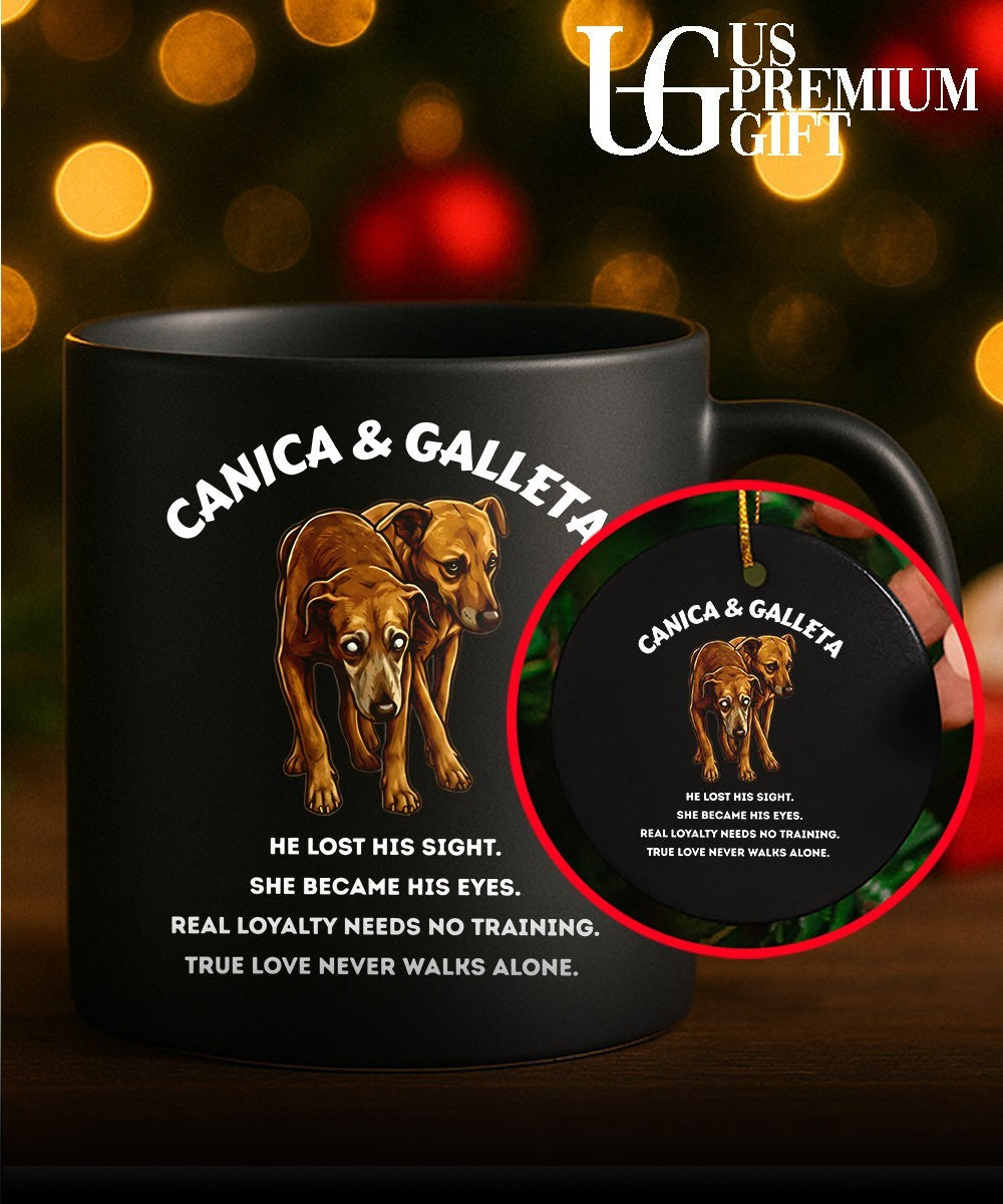 Canica and Galleta he lost his sight she became his eyes shirt