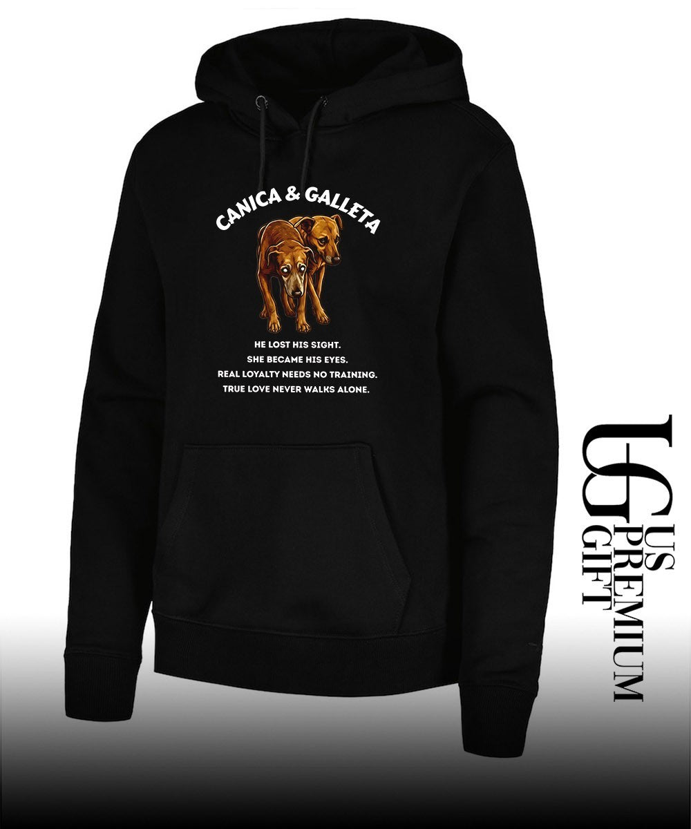 Canica and Galleta he lost his sight she became his eyes shirt