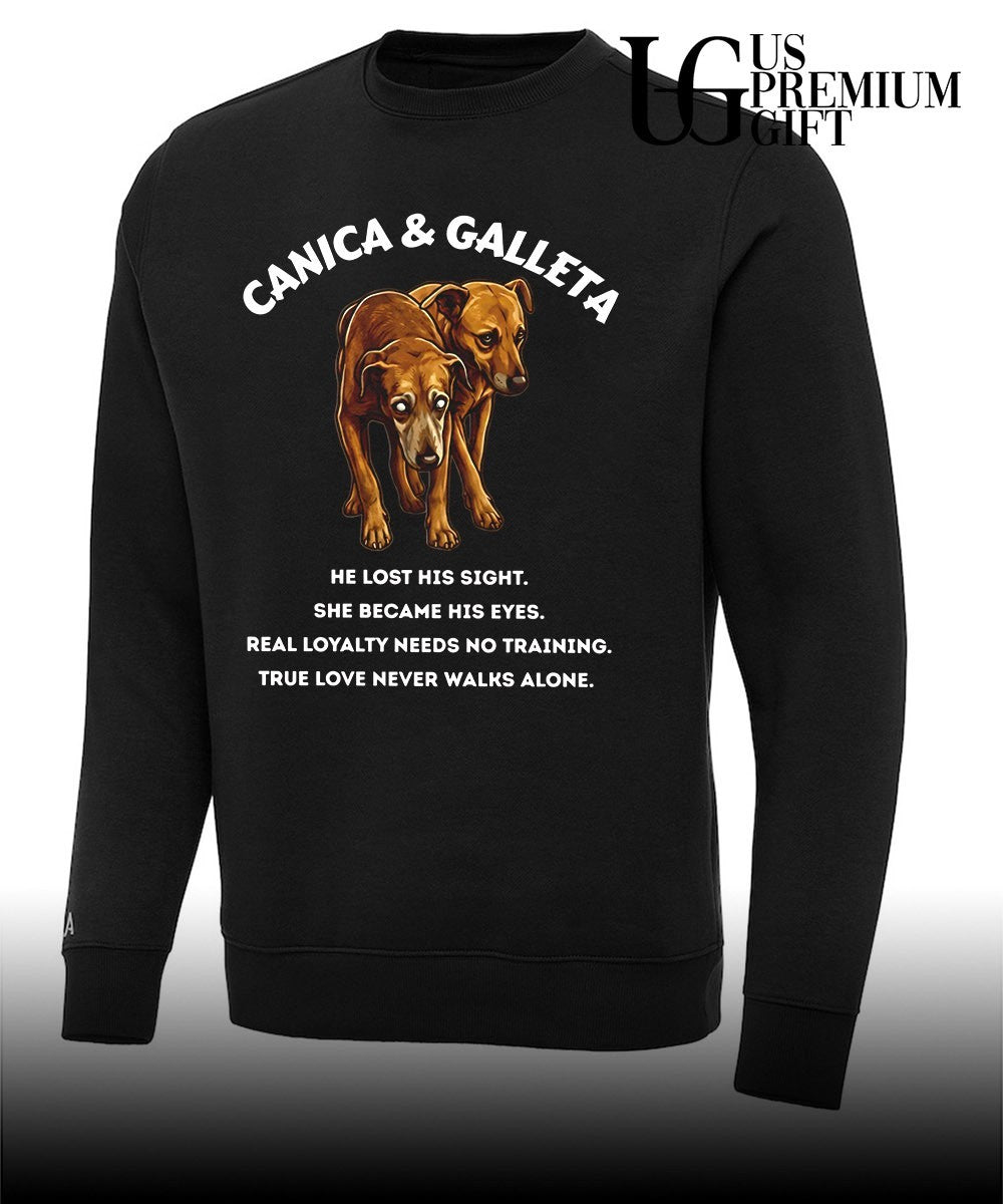Canica and Galleta he lost his sight she became his eyes shirt