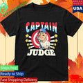 Captain America Aaron Judge Cartoon Shirt Unisex , , , Long Sleeve Tee