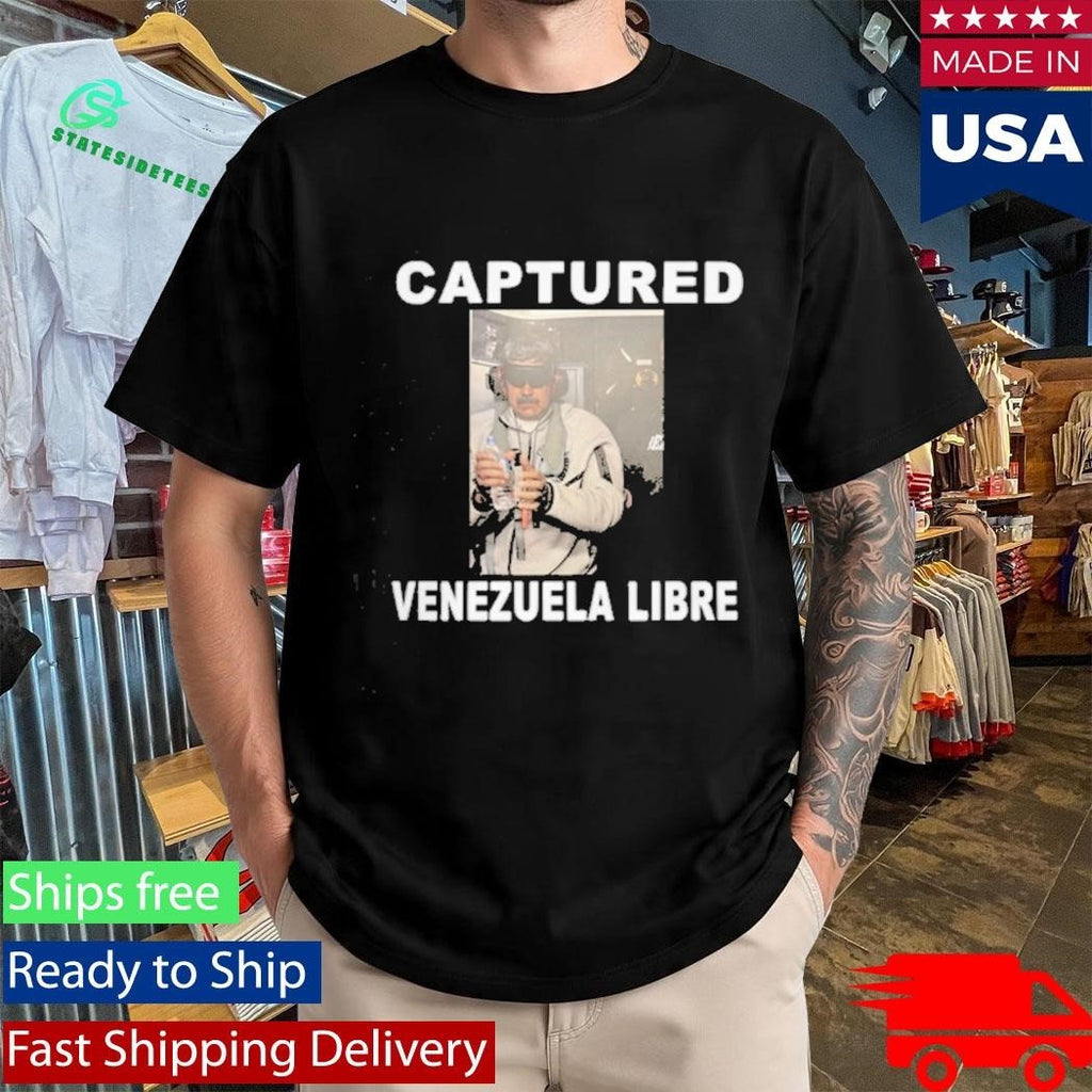 Captured Nicolas Maduro Venezuela Libre Shirt Unisex , , , Long Sleeve Tee