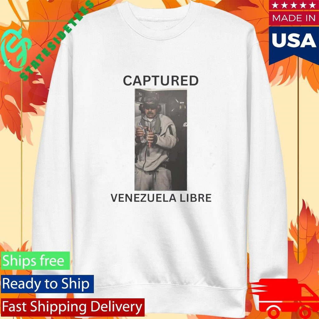 Captured Venezuela Libre Shirt Unisex , , , Long Sleeve Tee