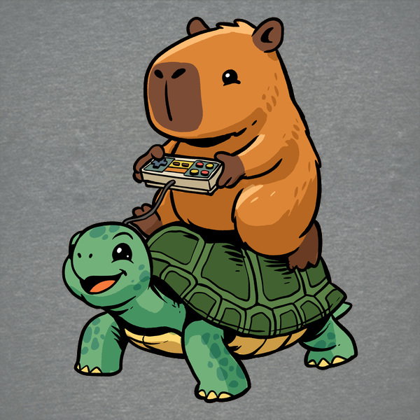 Capybara And Turtle
