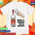 Cartel Vamos A Brindar Por El Ausente Camiseta Sem Shirt Unisex , , , Long Sleeve Tee