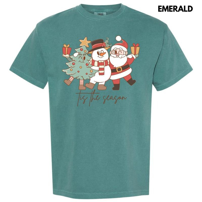 Cartoon Tis Season Comfort Colors 'NLB' T-Shirts