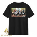 Cartoon depicting Epstein’s party Netanyahu Trump tee Unisex , , , Long Sleeve Tee