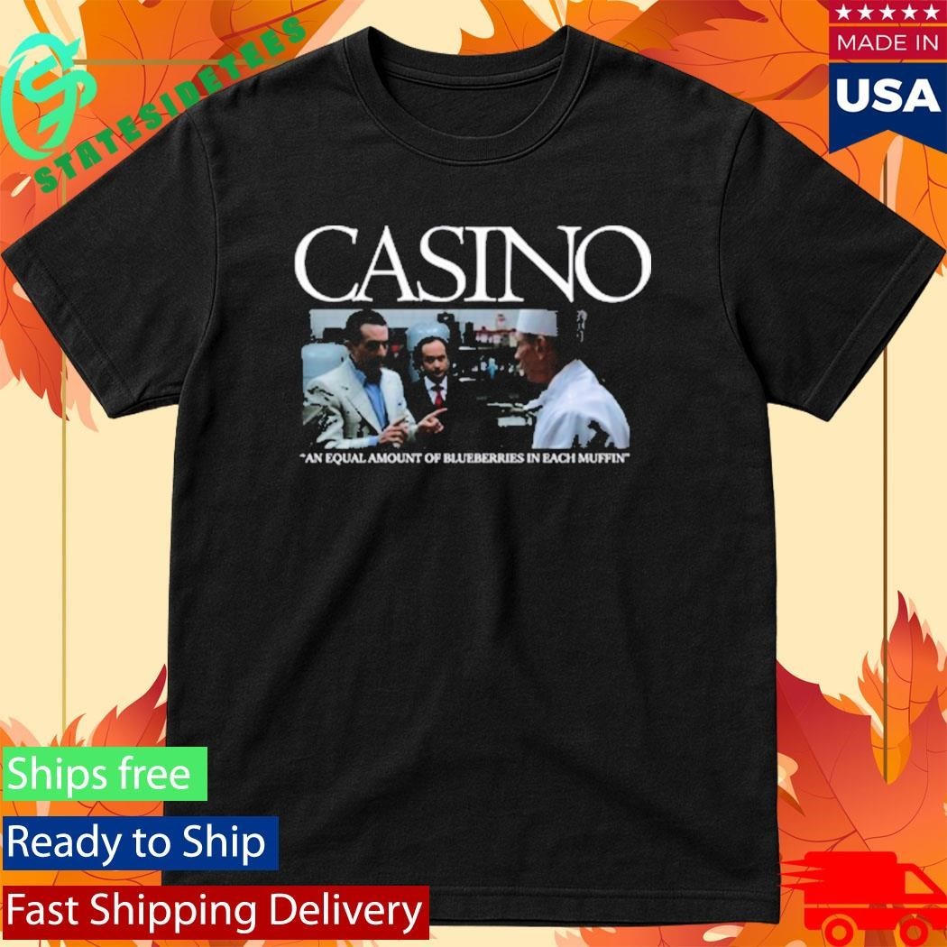 Casino An Equal Amount Of Blueberries In Each Muffin Shirt Unisex , , , Long Sleeve Tee