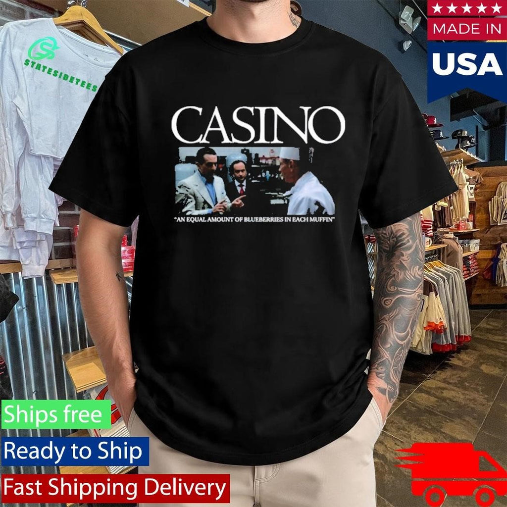 Casino An Equal Amount Of Blueberries In Each Muffin Shirt Unisex , , , Long Sleeve Tee
