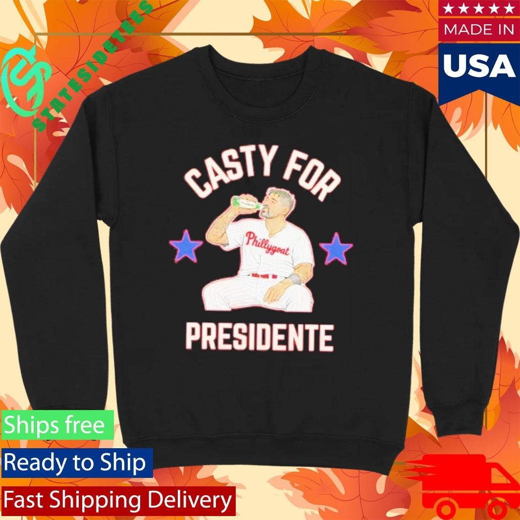 Casty For Presidente Philadelphia Phillies Shirt Unisex , , , Long Sleeve Tee