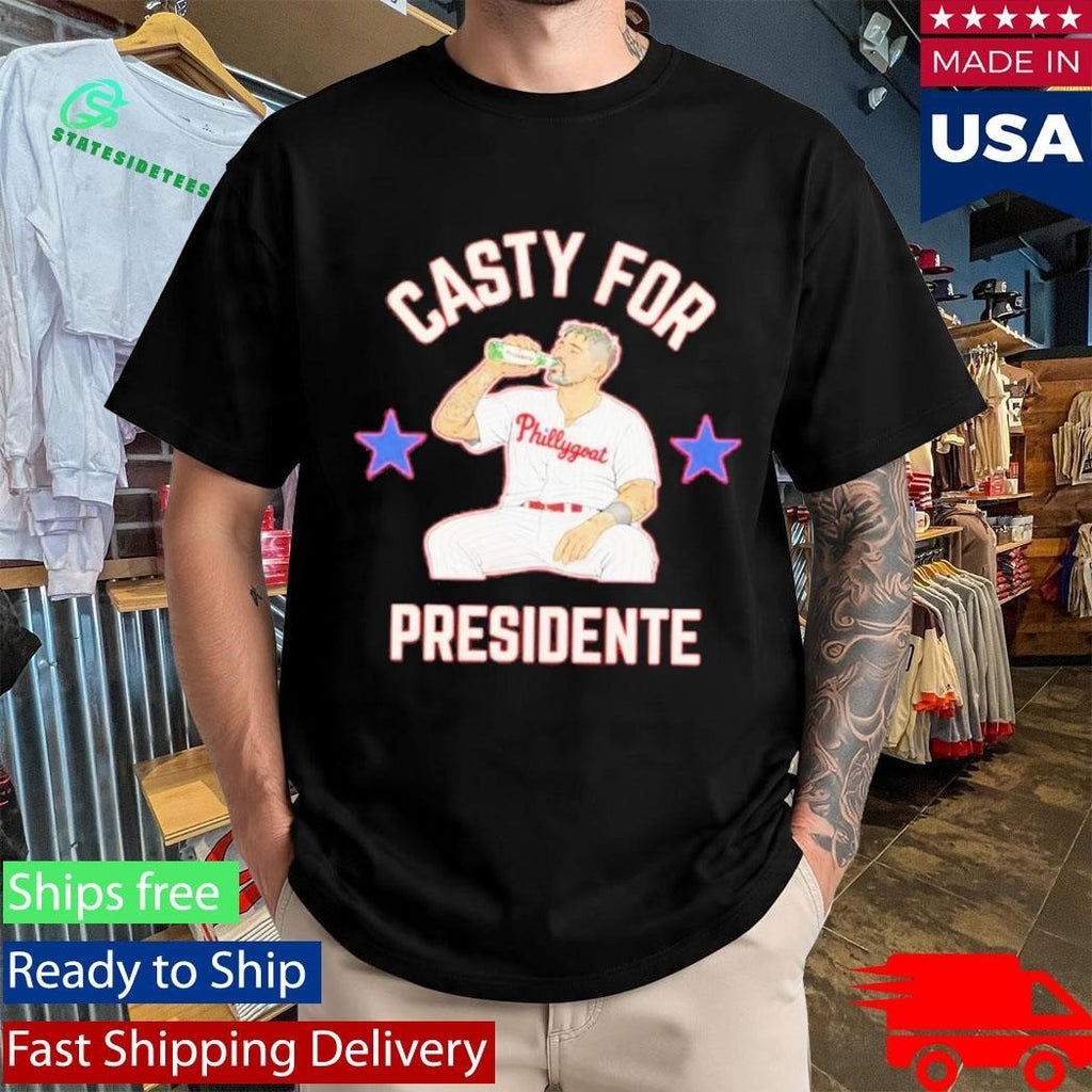 Casty For Presidente Philadelphia Phillies Shirt Unisex , , , Long Sleeve Tee
