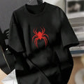 Casual Round Neck Knit Spider Printed Size S 3XL Top Womenswear Underwear Humen Underwear T-Shirts