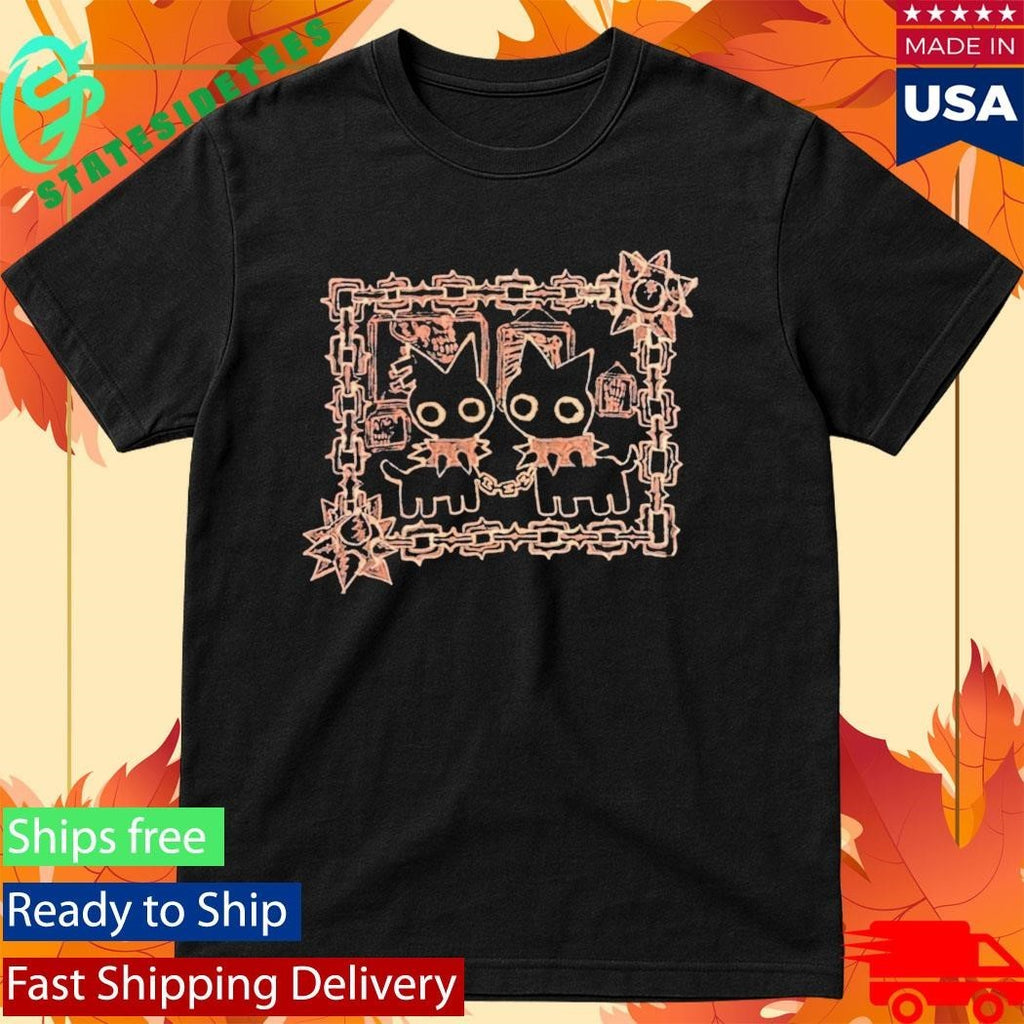 Cat Asylum Bleached Shirt Unisex , , , Long Sleeve Tee