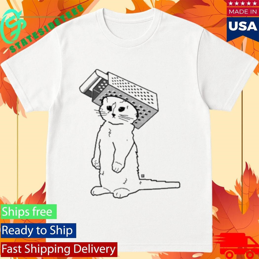Cat Cheese Grater Gary Shirt Unisex , , , Long Sleeve Tee