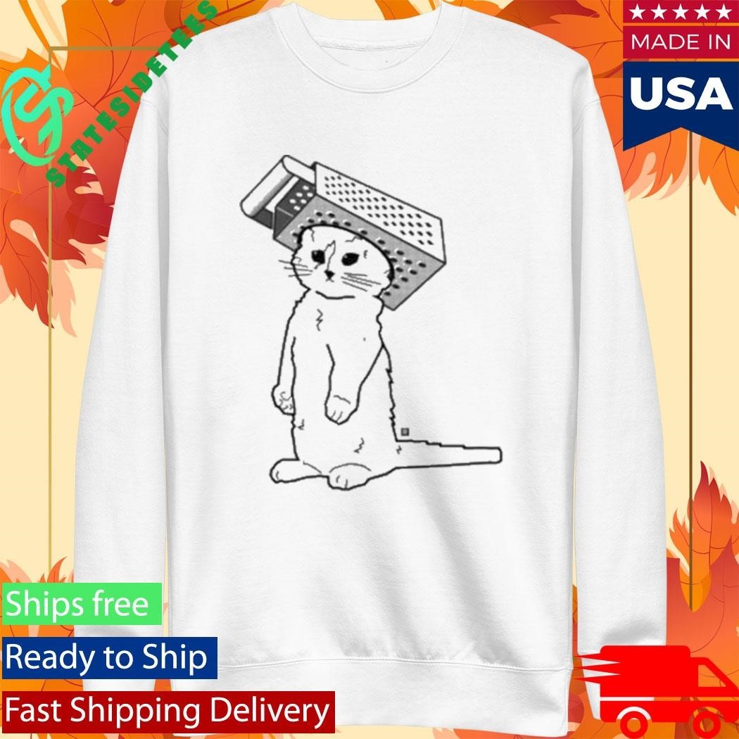 Cat Cheese Grater Gary Shirt Unisex , , , Long Sleeve Tee