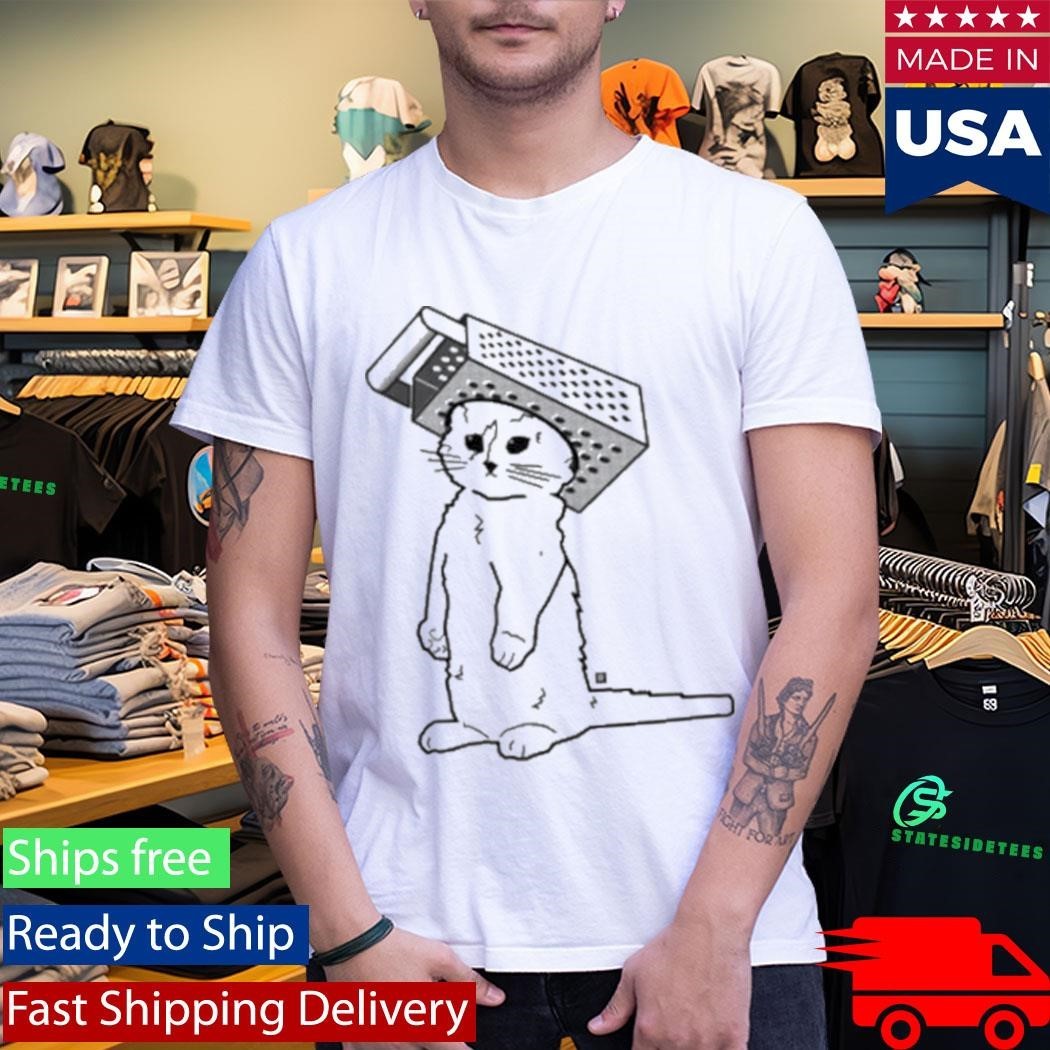 Cat Cheese Grater Gary Shirt Unisex , , , Long Sleeve Tee