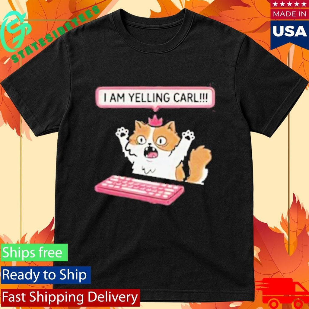 Cat Princess Donut I Am Yelling Carl Shirt Unisex , , , Long Sleeve Tee