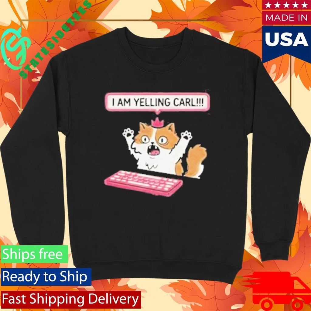 Cat Princess Donut I Am Yelling Carl Shirt Unisex , , , Long Sleeve Tee