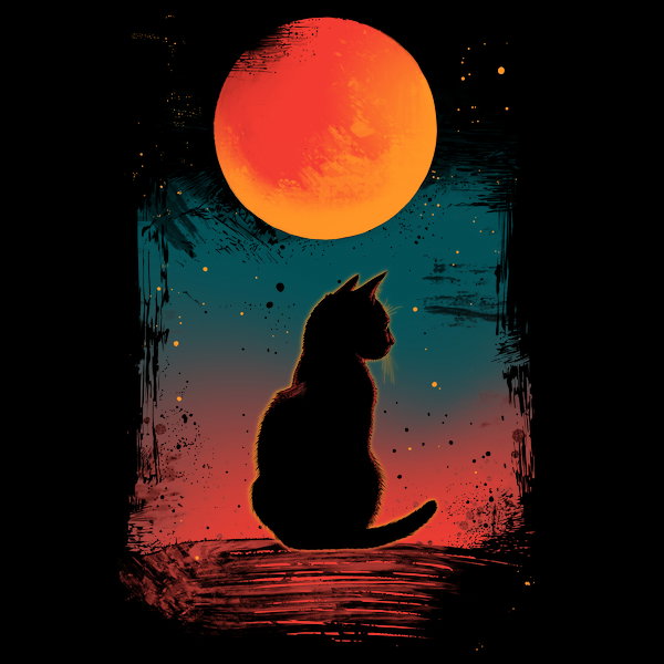 Cat In The Night