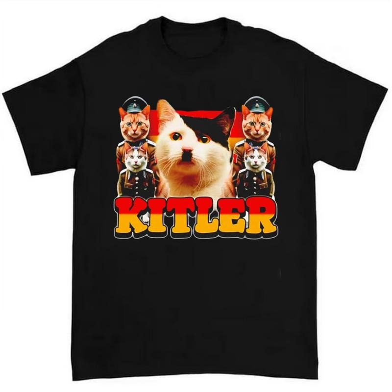 Cats Meme Funny Shirt Bold Typography Satirical Humor T-Shirts