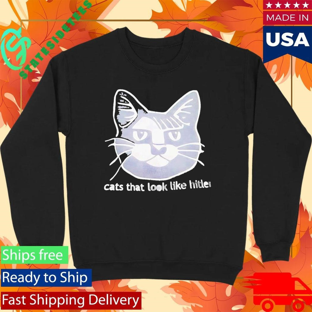 Cats That Look Like Hitler Shirt Unisex , , , Long Sleeve Tee