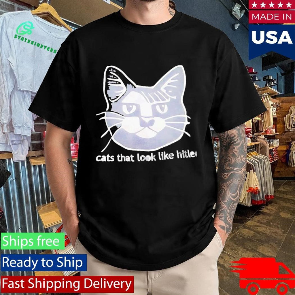 Cats That Look Like Hitler Shirt Unisex , , , Long Sleeve Tee