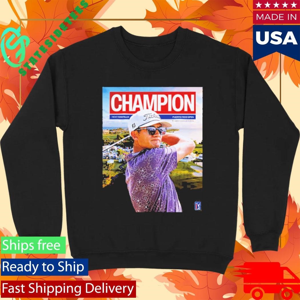 Celebrates Ricky Castillo Champions Puerto Rico Open 2026 PGA Tour Shirt Unisex , , , Long Sleeve Tee