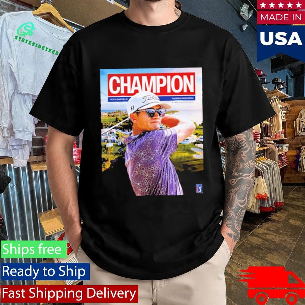 Celebrates Ricky Castillo Champions Puerto Rico Open 2026 PGA Tour Shirt Unisex , , , Long Sleeve Tee
