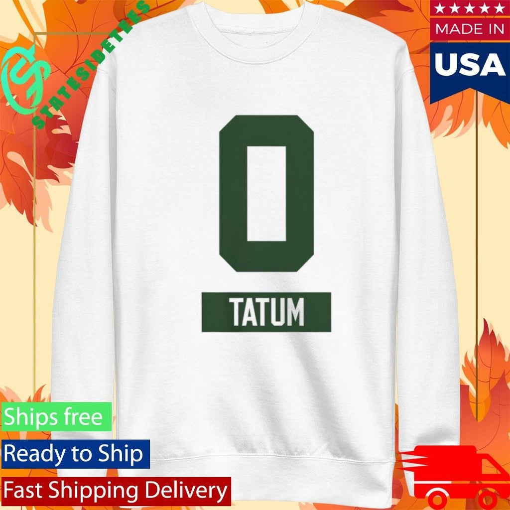 Celtics Tatum Back To 0 Shirt Unisex , , , Long Sleeve Tee