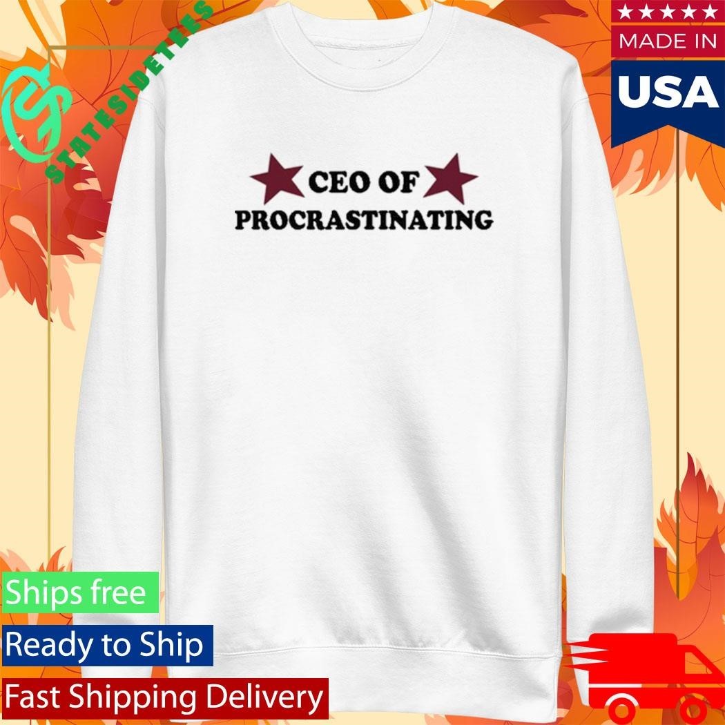 Chaewon Archive Ceo Of Procrastinating Shirt Unisex , , , Long Sleeve Tee