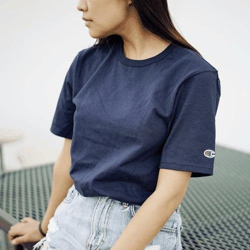 Champion Logo Life Short Sleeve Dark Blue T-Shirts