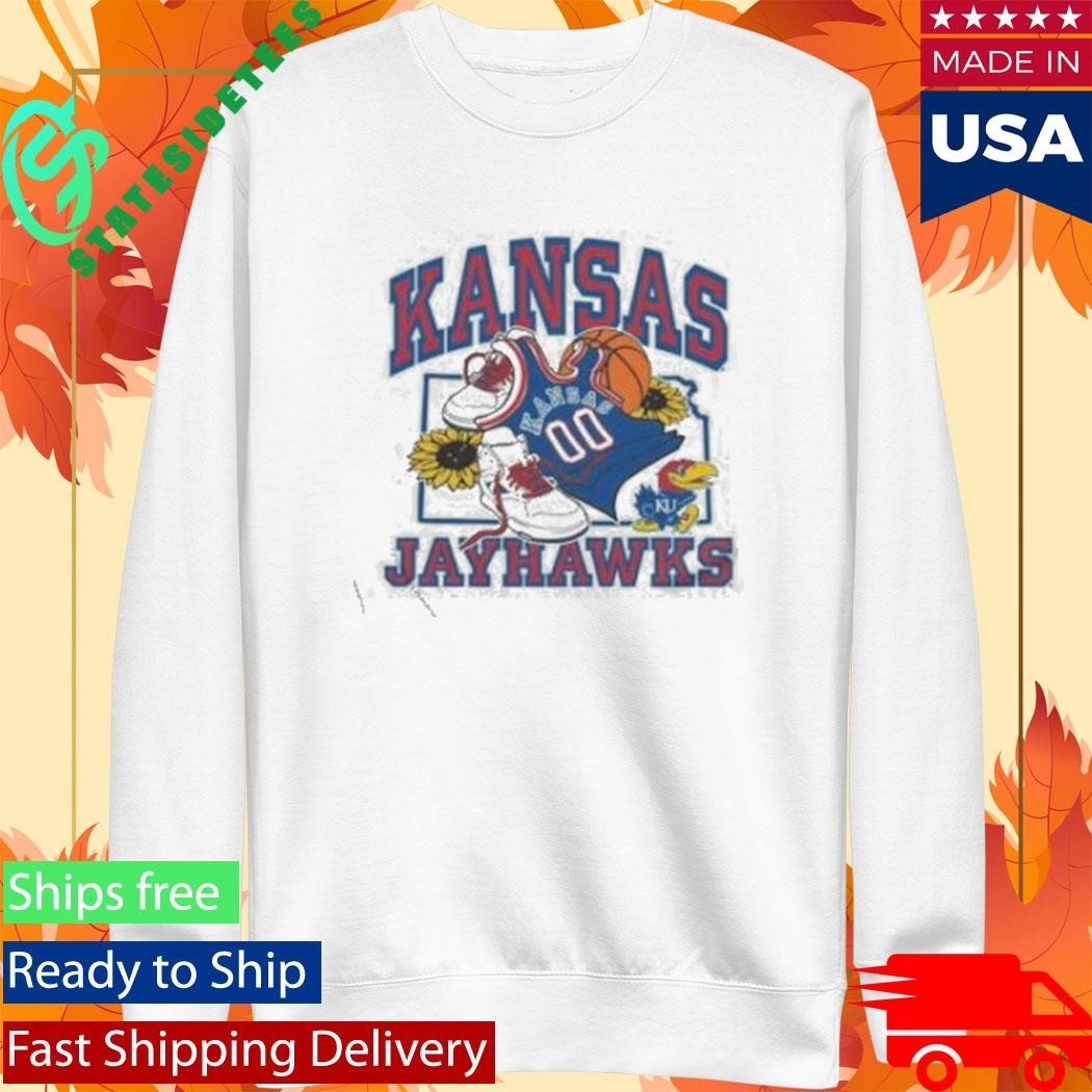Charlie Hustle Kansas Jayhawks Sunflower Shirt Unisex , , , Long Sleeve Tee