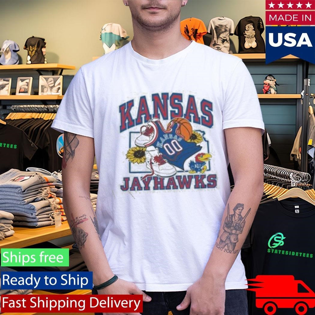 Charlie Hustle Kansas Jayhawks Sunflower Shirt Unisex , , , Long Sleeve Tee