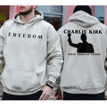 Charliie Freedom Two Sides Faith Based Political Awareness Freedom Speech Cotton Fit T-Shirts