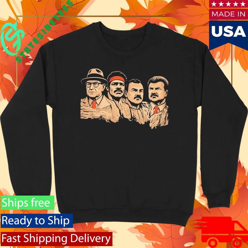 Chicago Football Legends Mount Rushmore Shirt Unisex , , , Long Sleeve Tee