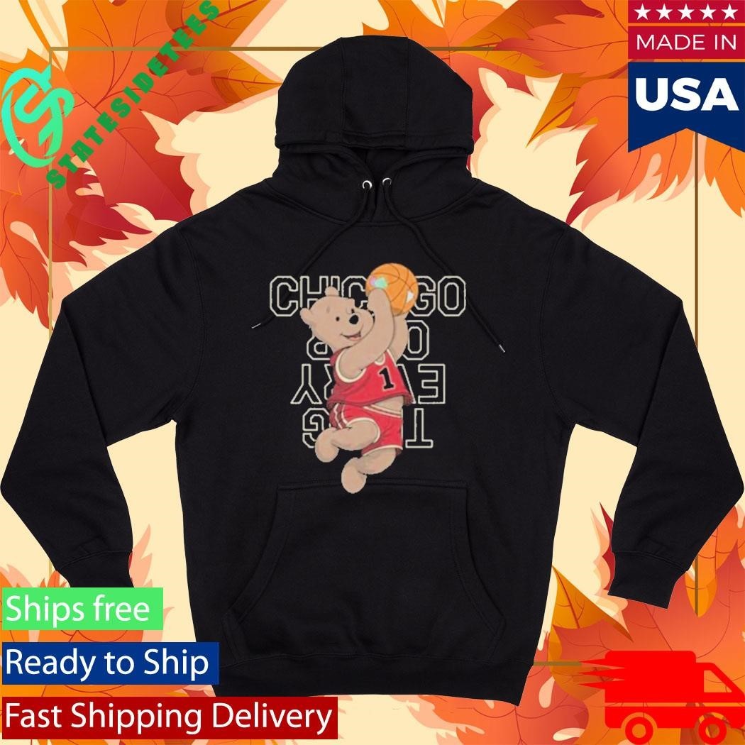 Chicago Over Everything The Hooping Pooh Shirt Unisex , , , Long Sleeve Tee