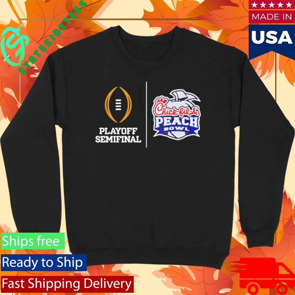 Chick fil A Peach Bowl 2026 Playoff Semifinal Shirt Unisex , , , Long Sleeve Tee