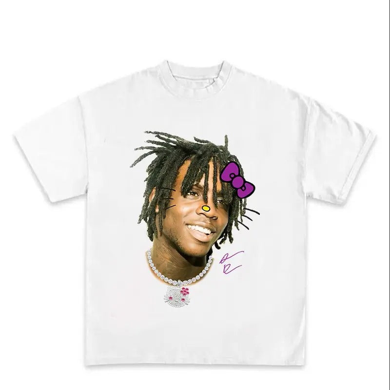 Chief Keef Kitty Purple T-Shirts