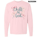 Child God Bows Long Sleeve Comfort Colors 'NLB' T-Shirts