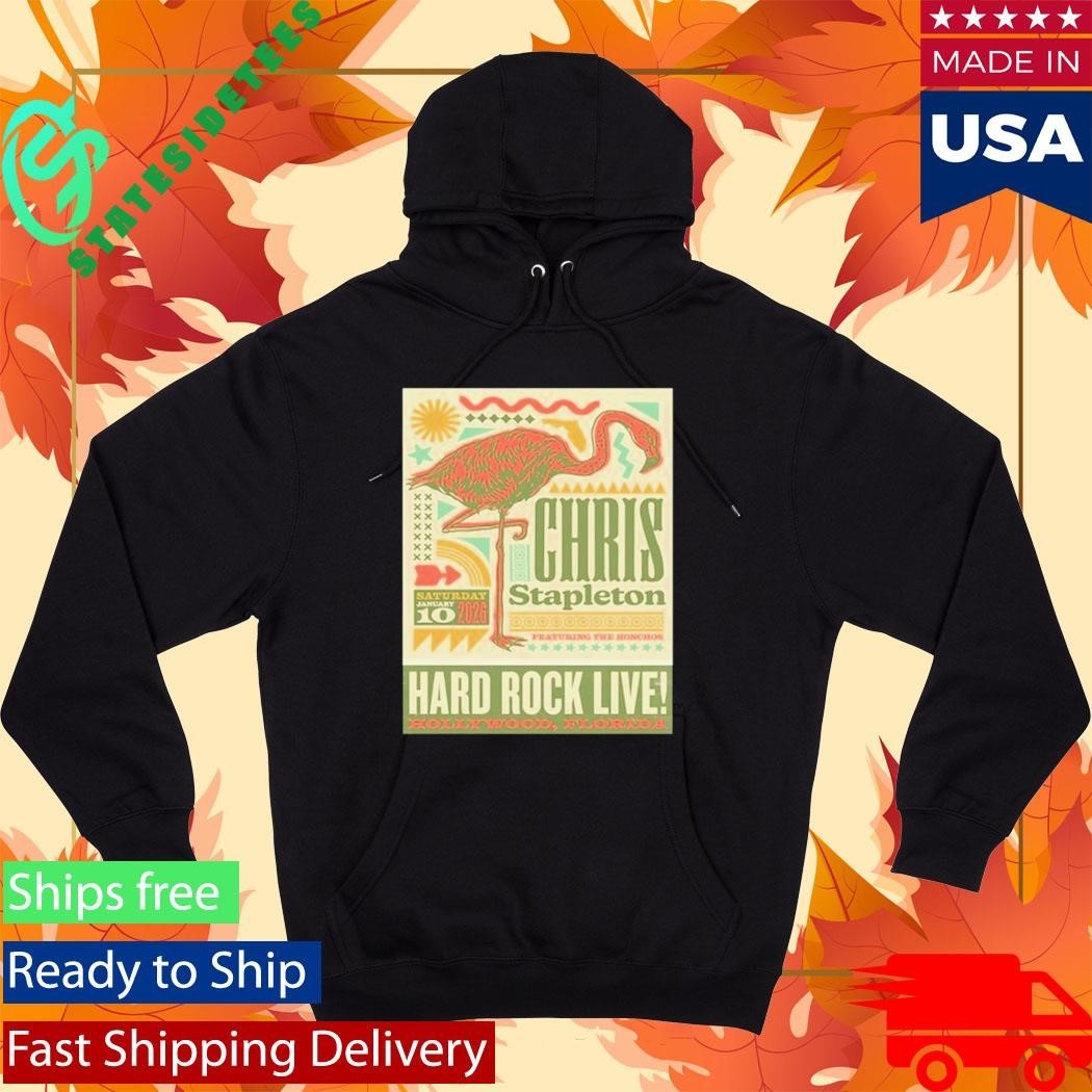 Chris Stapleton Jan 10, 2026 Hollywood Shirt Unisex , , , Long Sleeve Tee