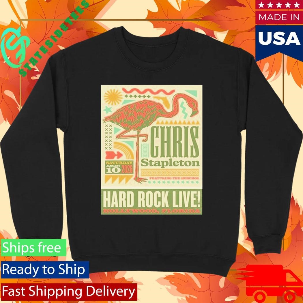 Chris Stapleton Jan 10, 2026 Hollywood Shirt Unisex , , , Long Sleeve Tee