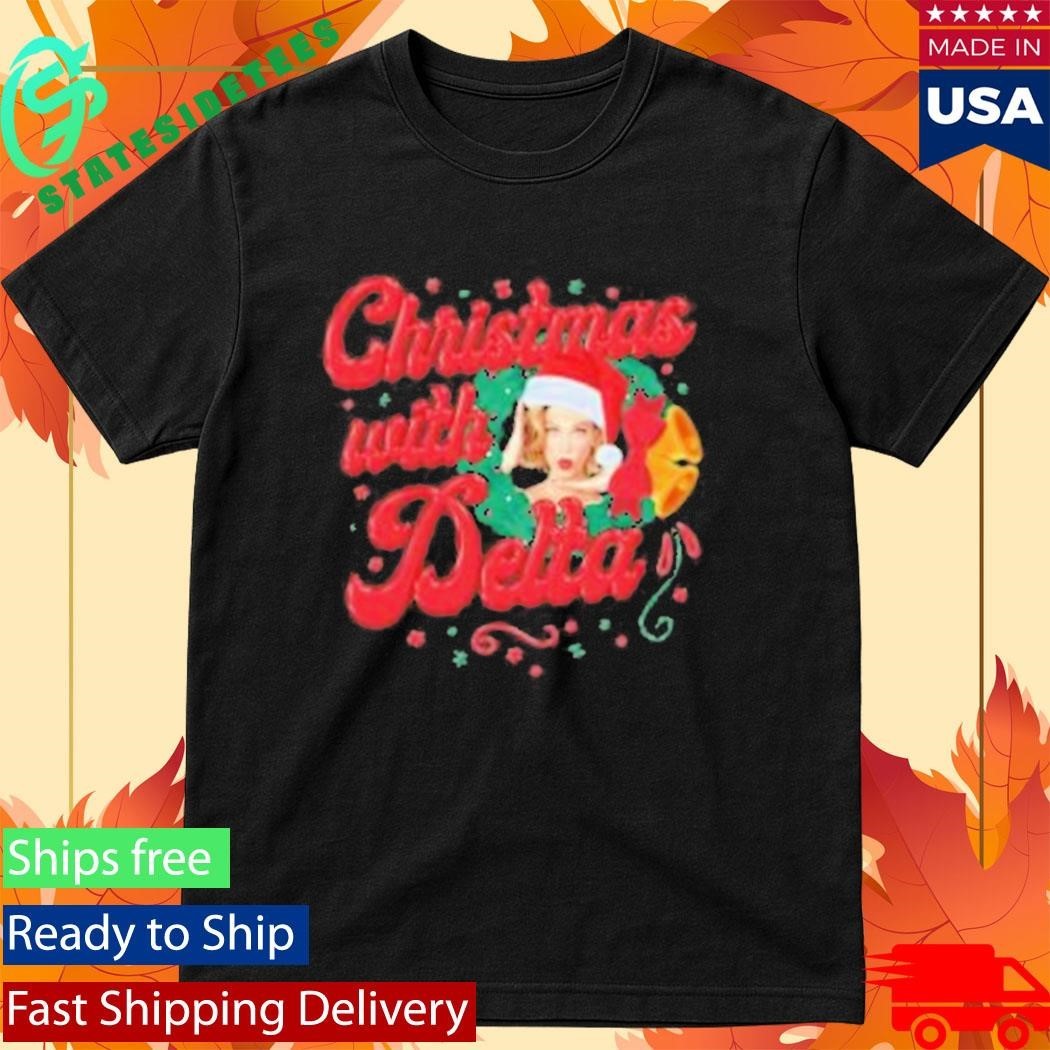 Christmas With Delta Delta Goodrem Shirt Unisex , , , Long Sleeve Tee