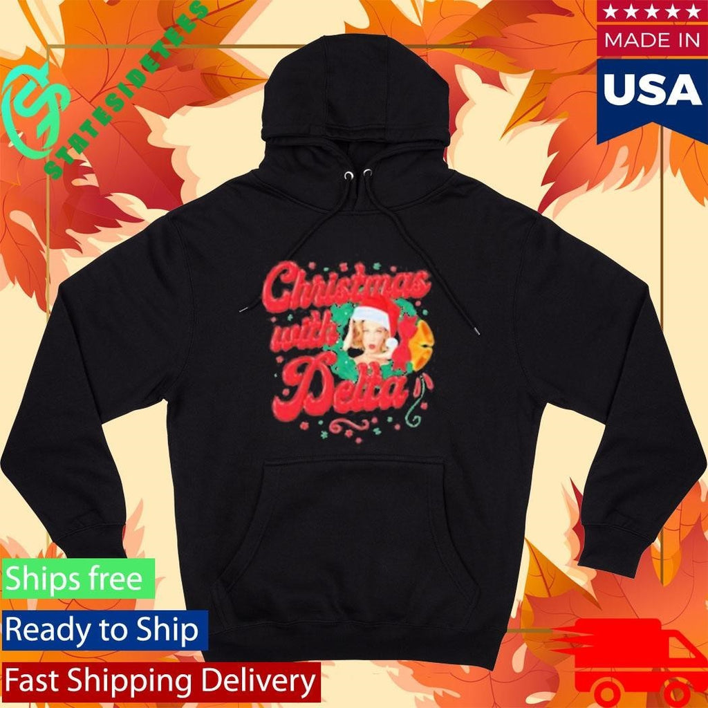 Christmas With Delta Delta Goodrem Shirt Unisex , , , Long Sleeve Tee